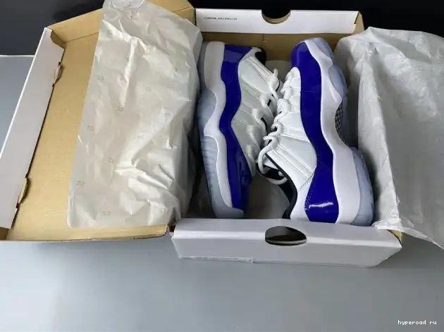 White Low Retro Jordan AH7860-100 Air 11 Concord 0420